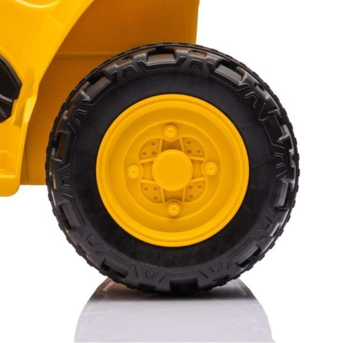 בימבה טרקטורון CAT ממונעת 6V לפעוטות עם אפקטים קוליים 6
