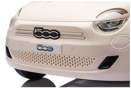 בימבה דחיפה בדמות FIAT 500 עם ידית הורה, דלתות נפתחות, גגון וצלילים - כחול 5