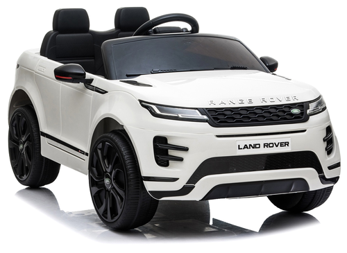 מכונית ממונעת 12V לילדים בדמות ריינג' רובר Range Rover Evoque עם שלט רחוק, אורות ומושב כפול - שחור 5