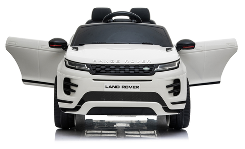 מכונית ממונעת 12V לילדים בדמות ריינג' רובר Range Rover Evoque עם שלט רחוק, אורות ומושב כפול - שחור 9