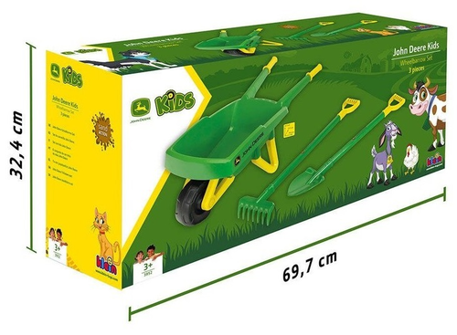 סט מריצה ושני כלי גינון John Deere ג'ון דיר 2