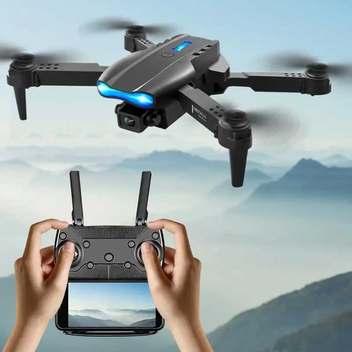 רחפן נטען Selfie Drone עם 2 מצלמות WIFI, זרועות מתקפלות ושלט רחוק (שחור או לבן) 2