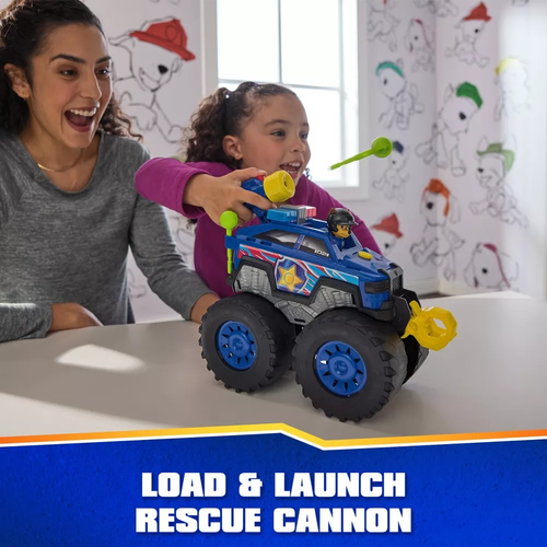 רכב דלוקס של צ'ייס אורות וצלילים עם גלגלי ענק, משגר חיצים, שרשרת גרירה ודמות 5