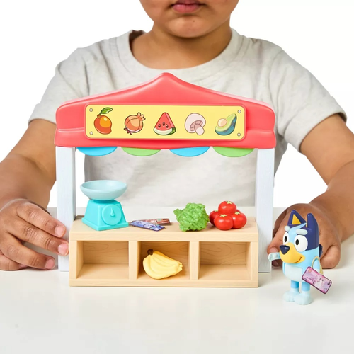 דוכן שוק האיכרים של בלואי עם דמות ו 4 אביזרי משחק 5