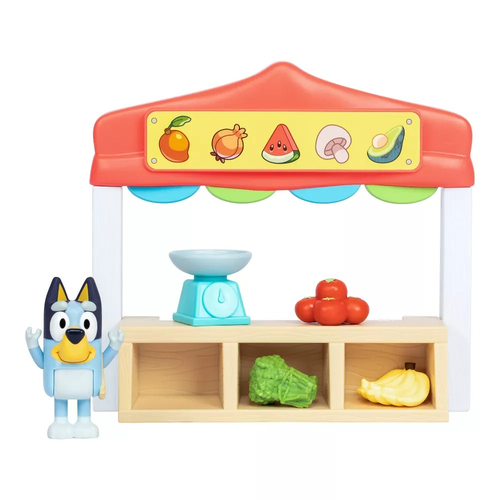 דוכן שוק האיכרים של בלואי עם דמות ו 4 אביזרי משחק 6