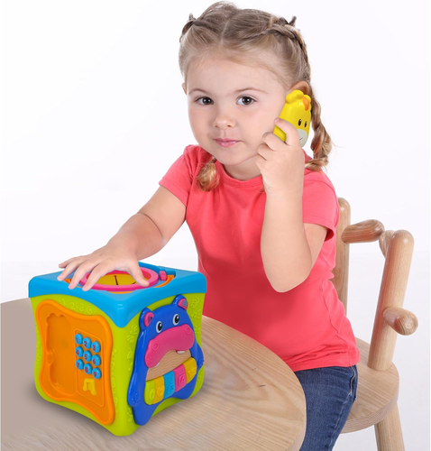 תיבת פעילות אורות וצלילים -חיות חביבות 2