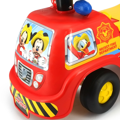 בימבה 2 ב 1 אפקטים קוליים, אורות ותא אכסון מתחת למושב - מיקי מאוס 5