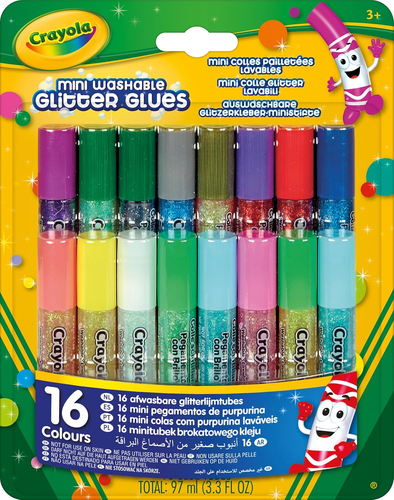 16 שפורפרות דבק נצנצים נשטף בקלות 3