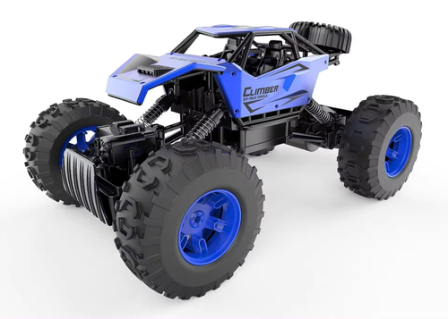מכונית שטח ענקית Climbing Car עם בולמי קפיץ, צמיגי גומי וסוללה נטענת (מגוון צבעים) 2