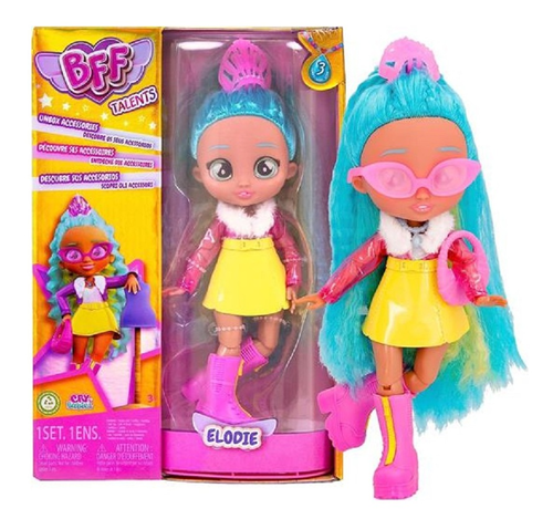 בובת BFF עונה 3 מסדרת קריי בייביז עם פריטי לבוש ואביזרי הפתעה - אלודי 3