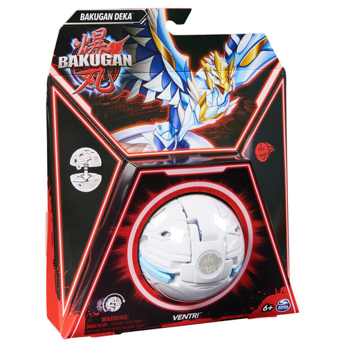 כדור בקוגן Bakugan Deka ג'מבו משנה צורה לדמות עם ליבת כוח וקלף עונה 5 - VENTRI 1