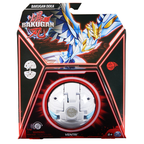 כדור בקוגן Bakugan Deka ג'מבו משנה צורה לדמות עם ליבת כוח וקלף עונה 5 - VENTRI 4