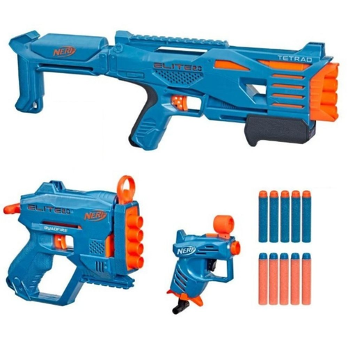 מארז 3 רובי חיצים Elite 2.0 Stockpile Pack עם 10 חיצים 1