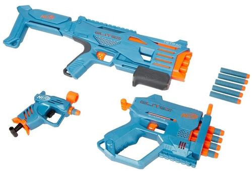 מארז 3 רובי חיצים Elite 2.0 Stockpile Pack עם 10 חיצים 3