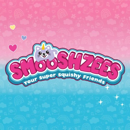 Smooshzees בובה נמעכת ונמתחת בגודל 9 ס