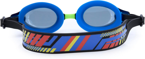 משקפת בריכה מעוצבת לילדים 100% סיליקון עם הגנת UV ומונע אדים - טורבו ירוק (גיל 3+) 3