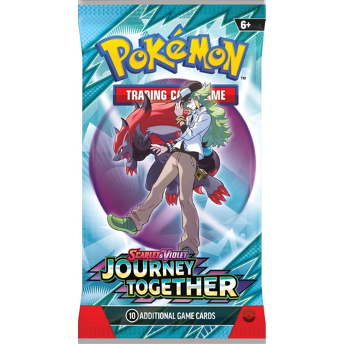 חבילה עם 10 קלפי פוקימון בהפתעה Scarlet & Violet 9 Journey Together 4