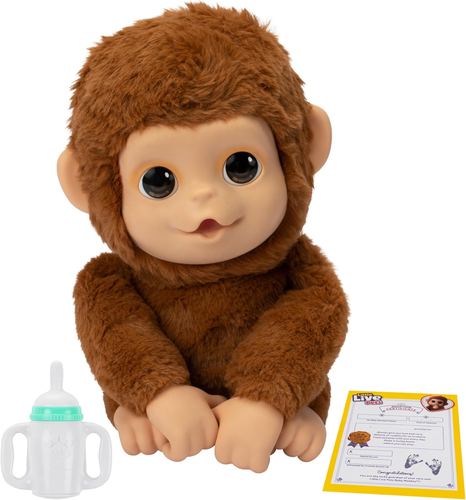Little Live Pets: מנגו הקוף האינטראקטיבי מגיב למגע וליטוף עם למעלה מ 50 אפקטים קוליים 1