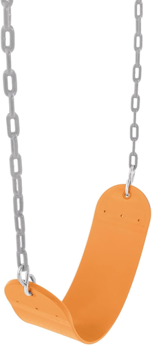 מתקן חצר ממתכת 2 ב 1 עם נדנדת פעוט ובוגר - צבעוני 5