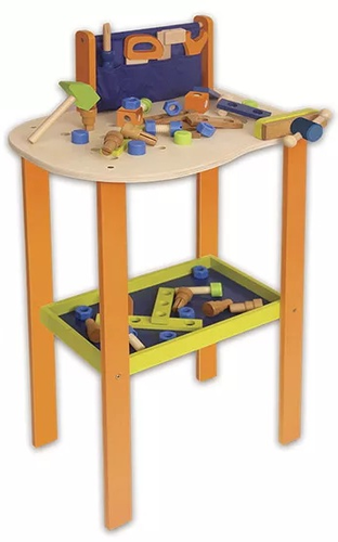 שולחן עבודה מעץ עם 40 חלקים להרכבה 1