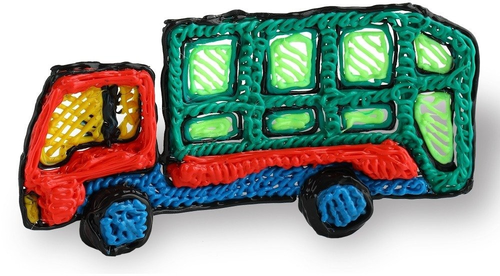 עט תלת מימד 8 פרויקטים 3D - משאיות 2