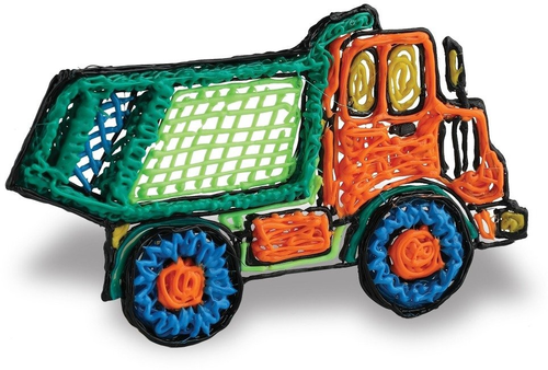 עט תלת מימד 8 פרויקטים 3D - משאיות 3