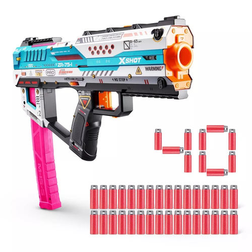 אקדח חיצי ספוג Pro Fury-X עד 43 מ' מסדרת PRO עם 40 חיצים קצרים ו 2 מחסניות 1