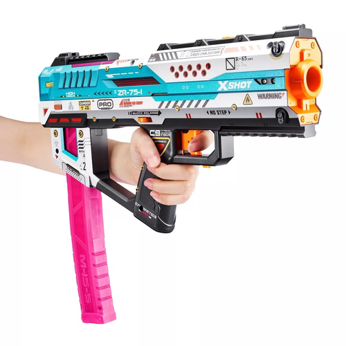 אקדח חיצי ספוג Pro Fury-X עד 43 מ' מסדרת PRO עם 40 חיצים קצרים ו 2 מחסניות 2