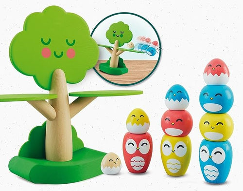 מונטסרי בייבי משחק איזון ציפורים מעץ 2