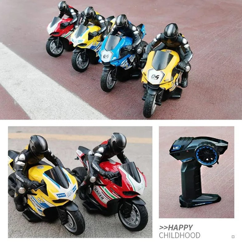 אופנוע ספורט על שלט MOTO Racer Sportgo עם דמות רוכב (מגוון צבעים) 3