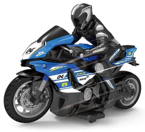 אופנוע ספורט על שלט MOTO Racer Sportgo עם דמות רוכב (מגוון צבעים) 6