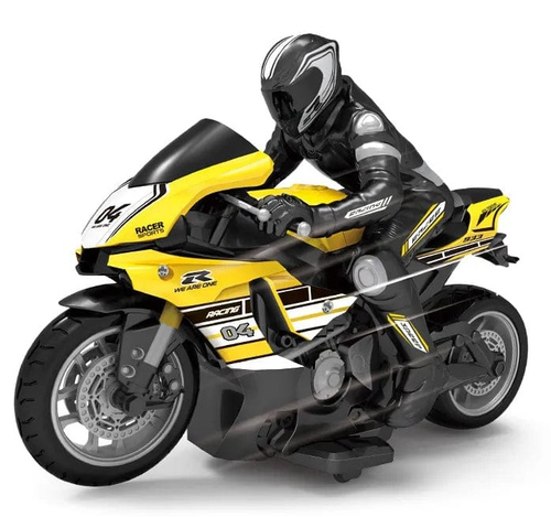 אופנוע ספורט על שלט MOTO Racer Sportgo עם דמות רוכב (מגוון צבעים) 8