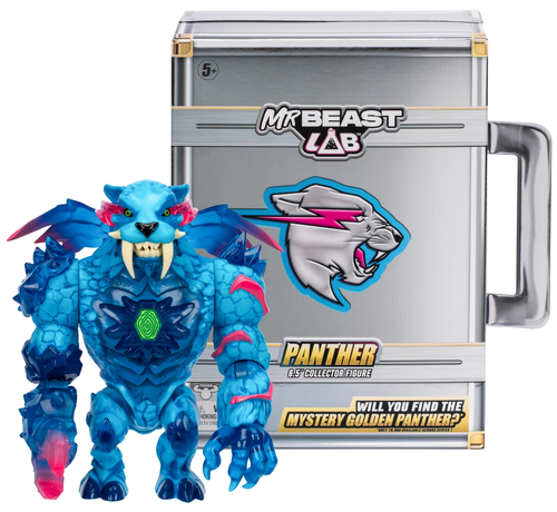 המעבדה של מיסטר ביסט Neon Panther Collector Figure: דמות פנתר נאון זוהרת 16 ס