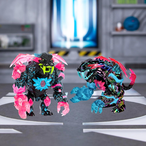 המעבדה של מיסטר ביסט Neon Panther Collector Figure: דמות פנתר נאון זוהרת 16 ס