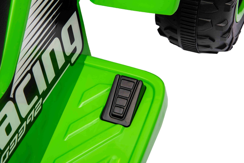 טרקטורון ממונע לילדים Racing 6V רחב ויציב לילדים נסיעה קדימה/אחורה ואורות - צהוב 6