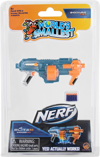 אקדחי Nerf הקטנים בעולם עם 12 חיצים – סדרה 2 (מגוון) 2