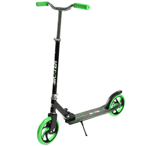 קורקינט ספורט BIG WHEEL SPORT עד 100 ק"ג, מתקפל, רגלית וגלגלי 200 מ”מ - ירוק