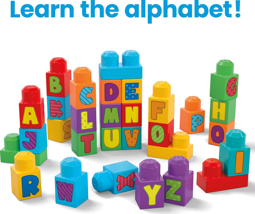 שק 30 לבני הרכבה קלאסיות עם אותיות ה ABC 2
