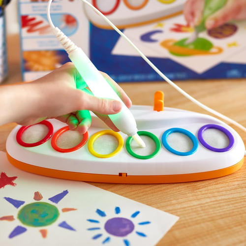 ערכת צביעה ללא לכלוך מכחול האור הקסום של Color Wonder 2