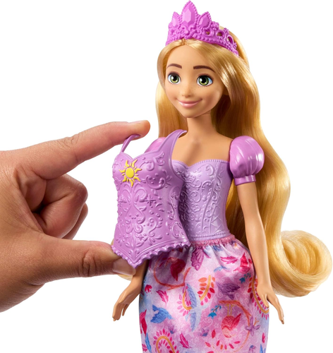 בובת רפונזל עם 2 תלבושות מסדרת נסיכות דיסני Disney Princess 2