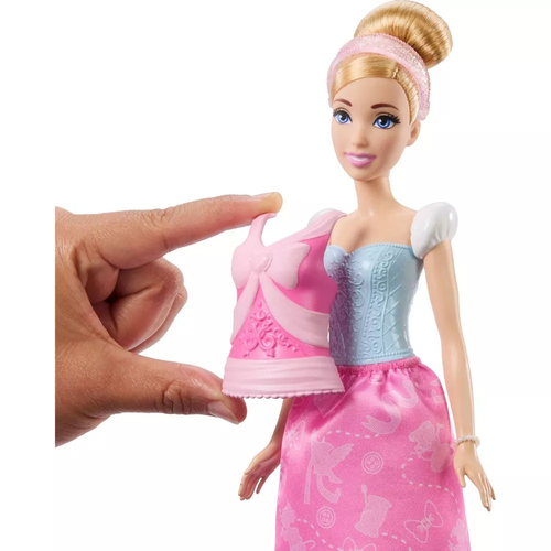 בובת סינדרלה עם 2 תלבושות מסדרת נסיכות דיסני Disney Princess 2