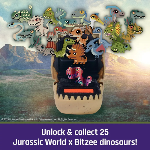 Bitzee Jurassic World ביטסי עולם הדינוזאורים עם חיבור אלחוטי - 25 דמויות מחמד דיגיטאלית אינטרקטיבית 6