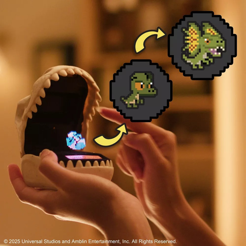 Bitzee Jurassic World ביטסי עולם הדינוזאורים עם חיבור אלחוטי - 25 דמויות מחמד דיגיטאלית אינטרקטיבית 8