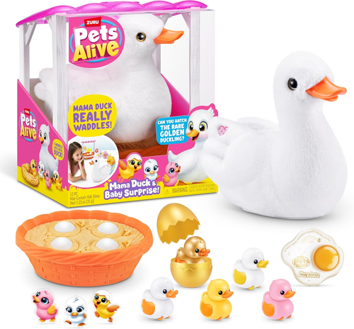 Pets Alive בובת פרווה אינטראקטיבית וחינוכית שמביאה את הקסם של טבע אל הבית -אמא אווזה 3