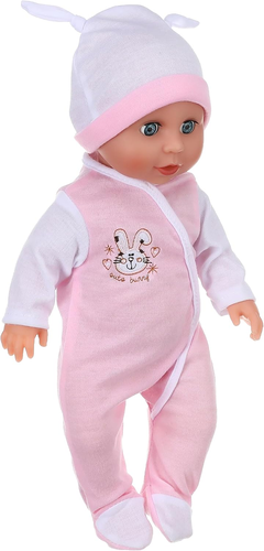 Dolls World - בובת תינוק אוליביה שותה ועושה פיפי עם 4 אביזרים להאכלה וטיפול 2