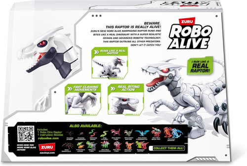 Robo Dino Raptor: דינוזאור רובוטי רץ ונושך 4