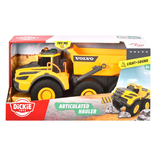 משאית הובלה מפרקית Volvo עם תא מתרומם, אורות וצלילים 6