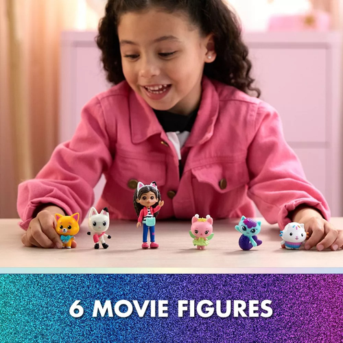 בית הבובות של גבי: הסרט - סט 6 דמויות ראשיות ו-5 אביזרים 'צוות החתולים להרפתקה' 4