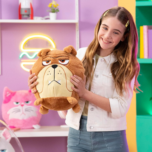 בובת הפרווה הכועסות / רעבות שכובשות את העולם עם קולות בטן מצחיקים - בולדוג 6