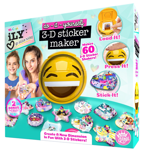 ערכה להכנת 60 מדבקות תלת-ממדיות 1